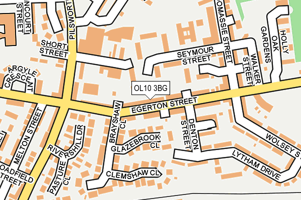 OL10 3BG map - OS OpenMap – Local (Ordnance Survey)