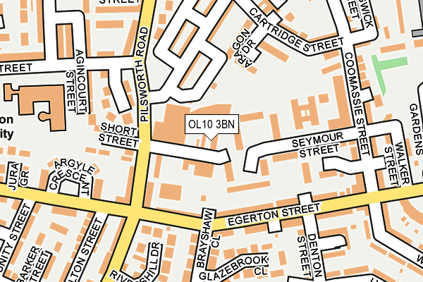 OL10 3BN map - OS OpenMap – Local (Ordnance Survey)