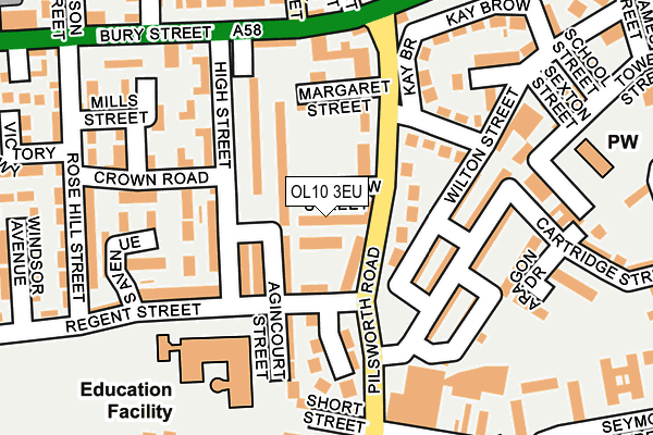 Map of DWH INTERNATIONAL LTD at local scale