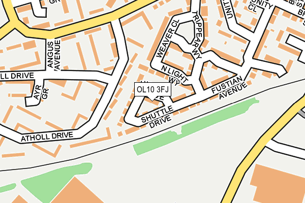 Map of F & M JOHNSON PROPERTIES LIMITED at local scale