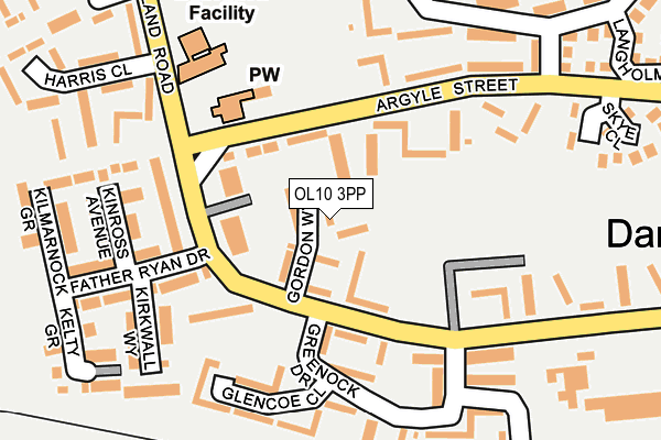 Map of COONEY HIRE LIMITED at local scale
