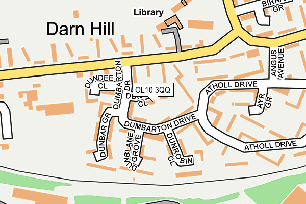 OL10 3QQ map - OS OpenMap – Local (Ordnance Survey)