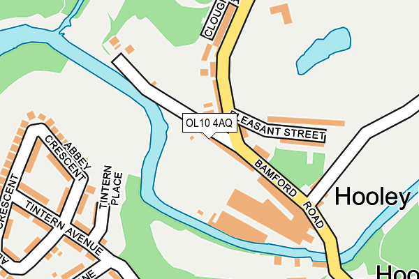 OL10 4AQ map - OS OpenMap – Local (Ordnance Survey)