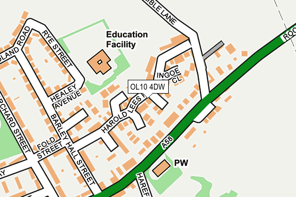 Map of YOURLIFE PHARMACY LTD at local scale