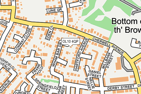 OL10 4QP map - OS OpenMap – Local (Ordnance Survey)