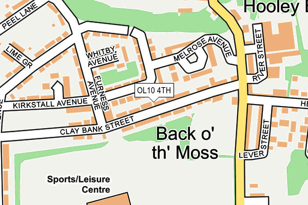 OL10 4TH map - OS OpenMap – Local (Ordnance Survey)