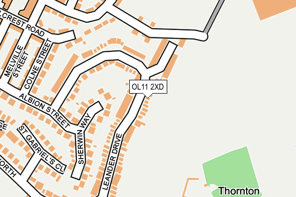 Map of BLUECLAY LIMITED at local scale