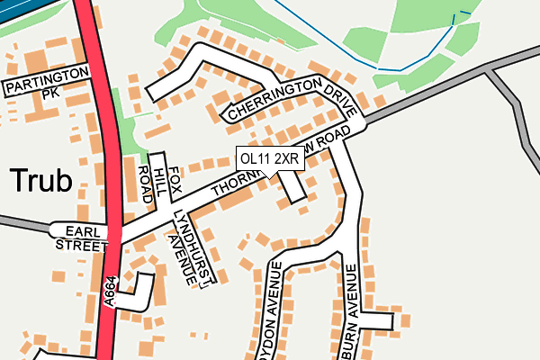 OL11 2XR map - OS OpenMap – Local (Ordnance Survey)