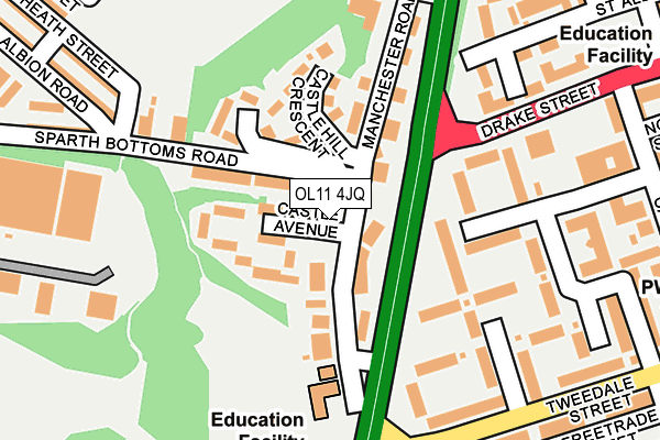 Map of ESTEEM CARE LEEDS LIMITED at local scale