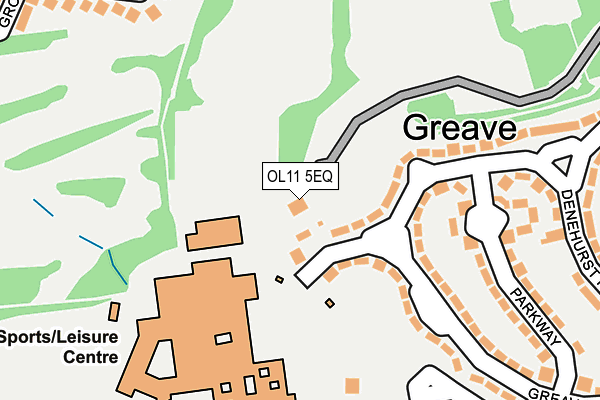 OL11 5EQ map - OS OpenMap – Local (Ordnance Survey)