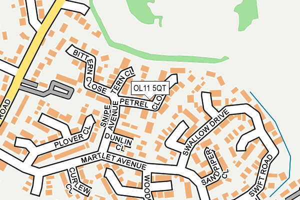 OL11 5QT map - OS OpenMap – Local (Ordnance Survey)