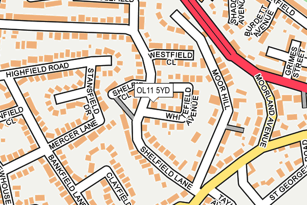 Map of REGAN & MASON ESTATES LTD at local scale