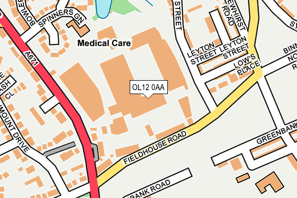 Map of LARKSS CARE & RECRUITMENT LTD at local scale