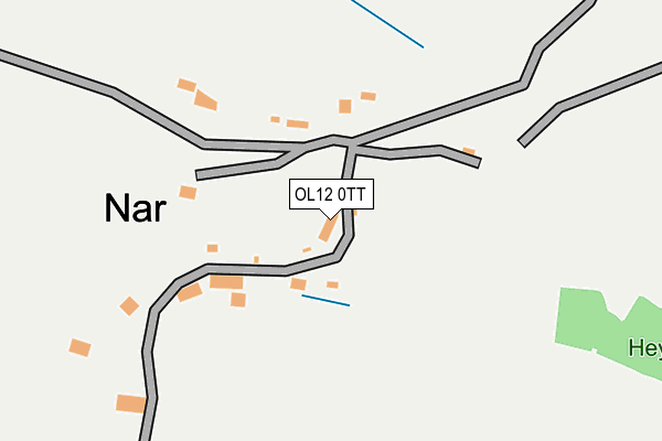 OL12 0TT map - OS OpenMap – Local (Ordnance Survey)