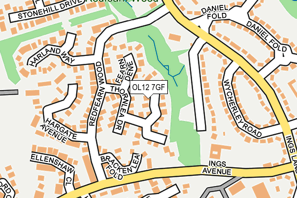 Map of LBW BODY SERVICES LTD at local scale