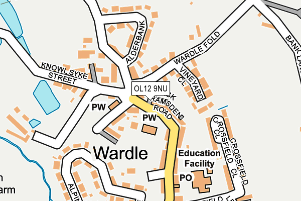 Map of FKG (WARDLE) LIMITED at local scale