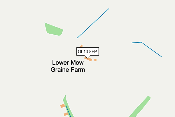 OL13 8EP map - OS OpenMap – Local (Ordnance Survey)