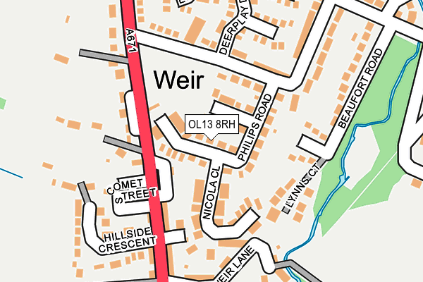 Map of HP ELECTRICAL LTD at local scale