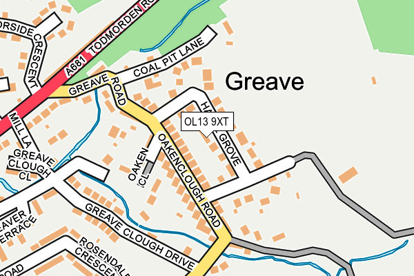 Map of GINSMITH LTD at local scale