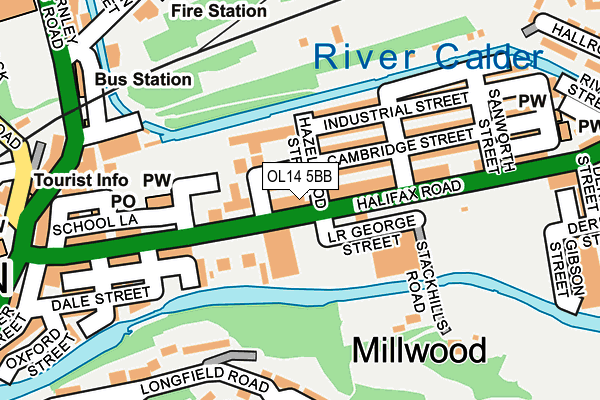 Map of JR GALLERY LTD at local scale