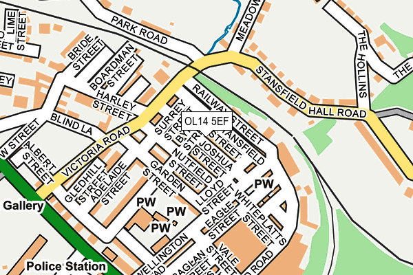 Map of ALBION FEATURE FILM LTD at local scale