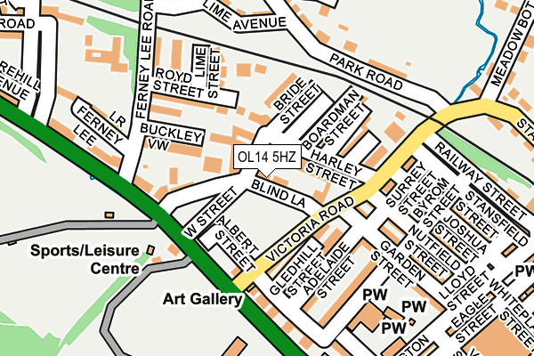 Map of BANK HOUSE CONSULTANTS LTD at local scale