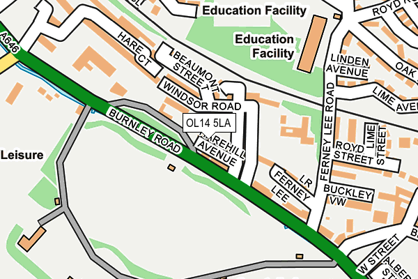 Map of ISH SECURITY LIMITED at local scale