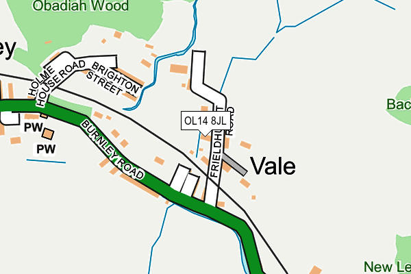Map of VOX HAIRDRESSING LIMITED at local scale