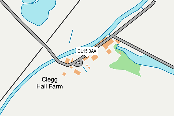 OL15 0AA map - OS OpenMap – Local (Ordnance Survey)