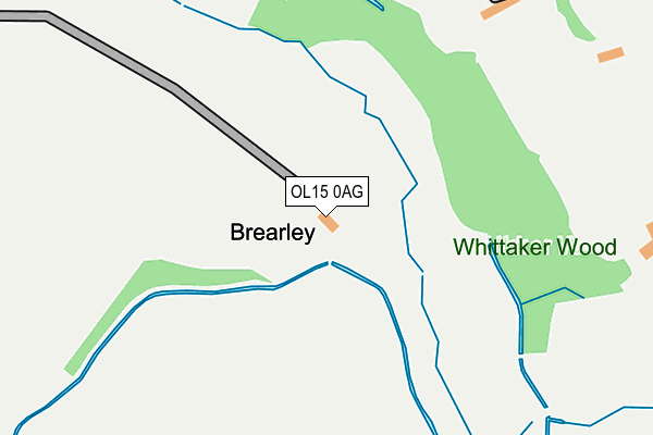 OL15 0AG map - OS OpenMap – Local (Ordnance Survey)