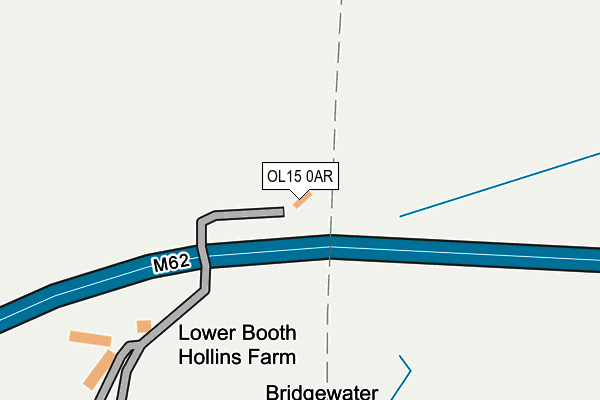 OL15 0AR map - OS OpenMap – Local (Ordnance Survey)