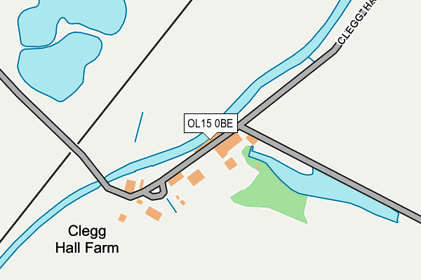 OL15 0BE map - OS OpenMap – Local (Ordnance Survey)