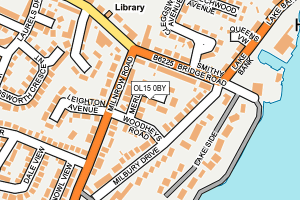 OL15 0BY map - OS OpenMap – Local (Ordnance Survey)