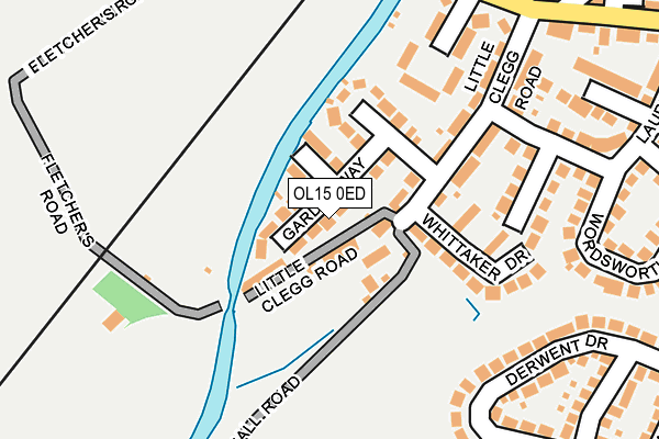 OL15 0ED map - OS OpenMap – Local (Ordnance Survey)