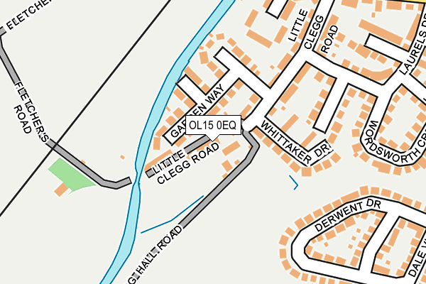 OL15 0EQ map - OS OpenMap – Local (Ordnance Survey)