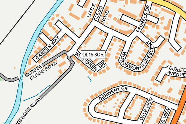 OL15 8QR map - OS OpenMap – Local (Ordnance Survey)
