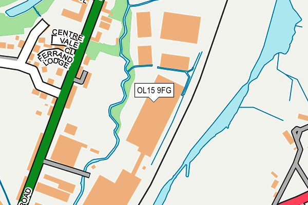 Map of KEN MILLS ENGINEERING  LIMITED at local scale