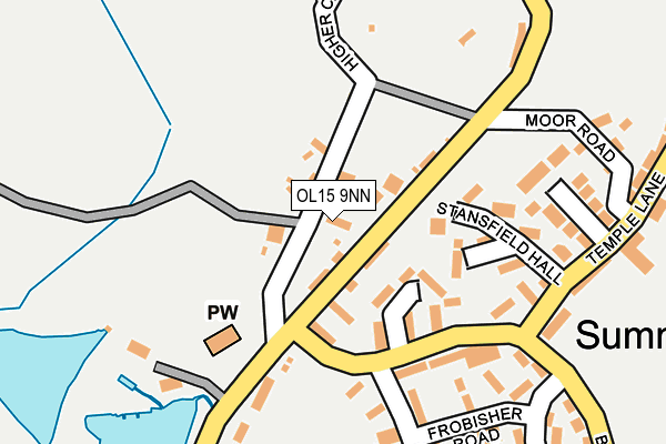 OL15 9NN map - OS OpenMap – Local (Ordnance Survey)