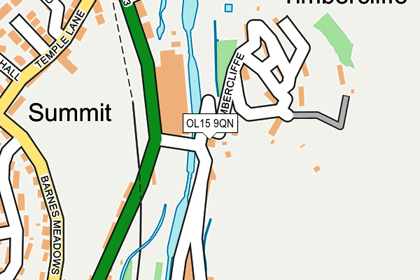 OL15 9QN map - OS OpenMap – Local (Ordnance Survey)