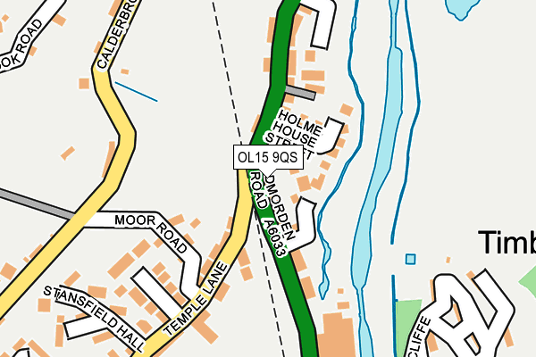 OL15 9QS map - OS OpenMap – Local (Ordnance Survey)