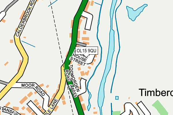 OL15 9QU map - OS OpenMap – Local (Ordnance Survey)