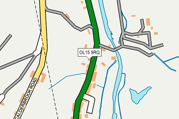 OL15 9RQ map - OS OpenMap – Local (Ordnance Survey)