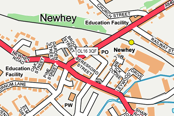Map of J P PROPERTIES (NORTH WEST) LTD at local scale