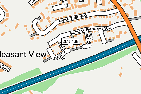 OL16 4GB map - OS OpenMap – Local (Ordnance Survey)