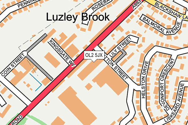 Map of BLACKBURN CIRCUIT DESIGN LIMITED at local scale