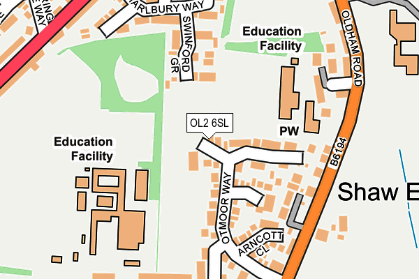 Map of VMA PROPERTY LIMITED at local scale