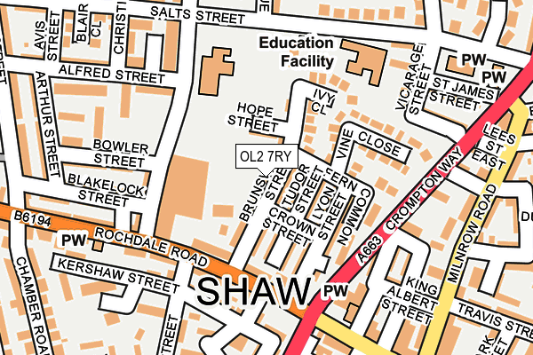 Map of URBAN SITEWORK LIMITED at local scale