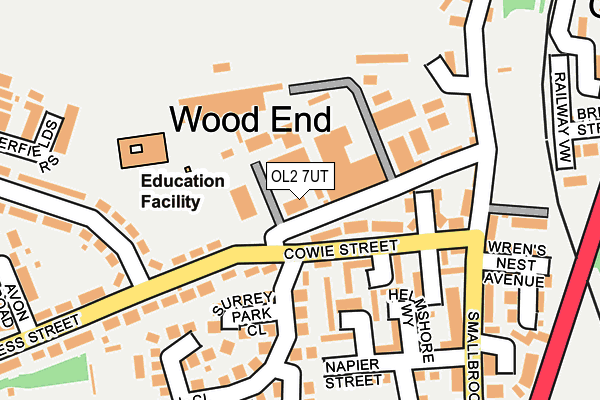 Map of ADVANCED ENGINEERING (MIDDLETON) LIMITED at local scale