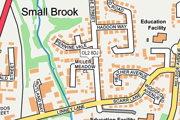 Map of SILCOCK D LIMITED at local scale