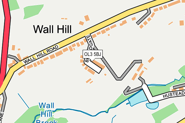 OL3 5BJ map - OS OpenMap – Local (Ordnance Survey)